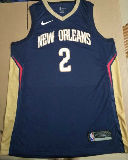 NBA 2 Lonzo Ball Pelicans Maillot bleu